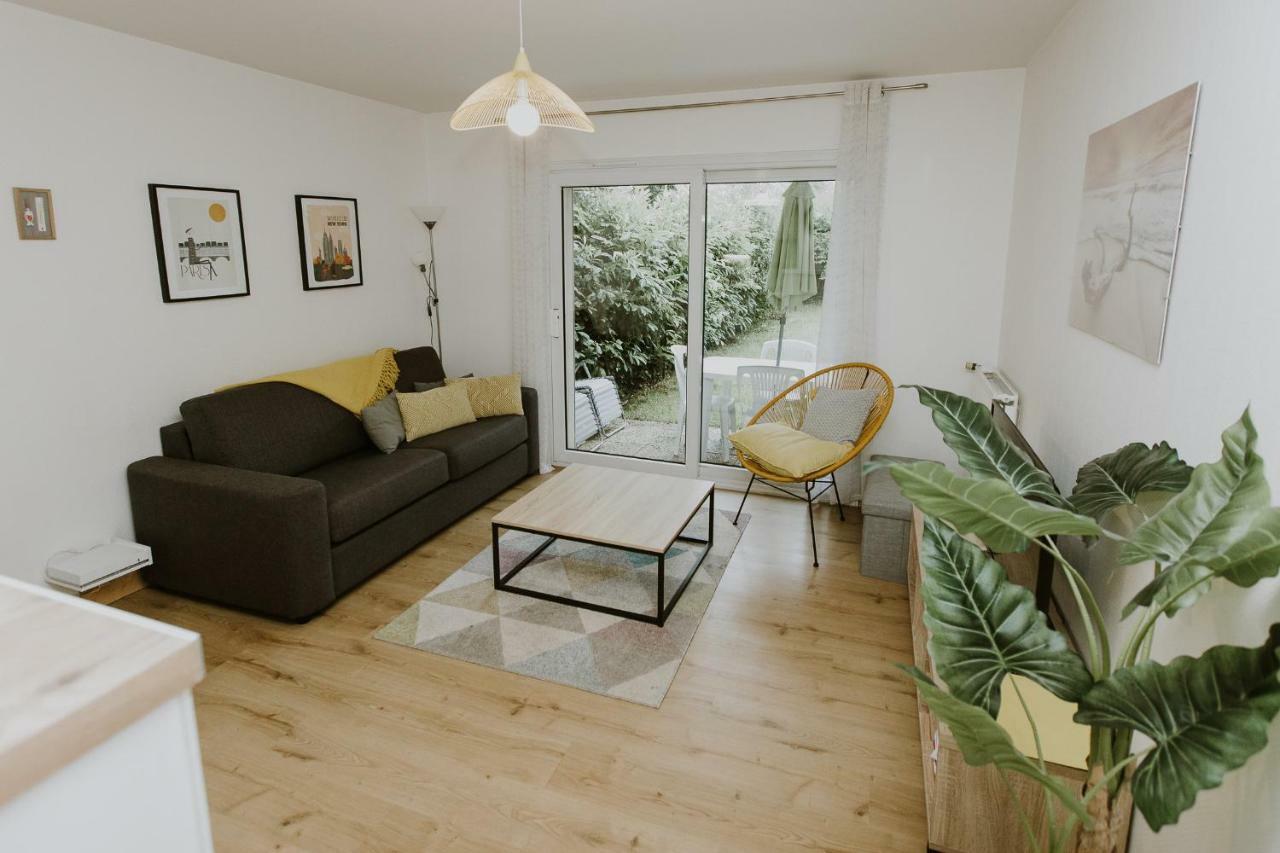 Appartement 4 couchages + jardinet +parking Vannes Buitenkant foto