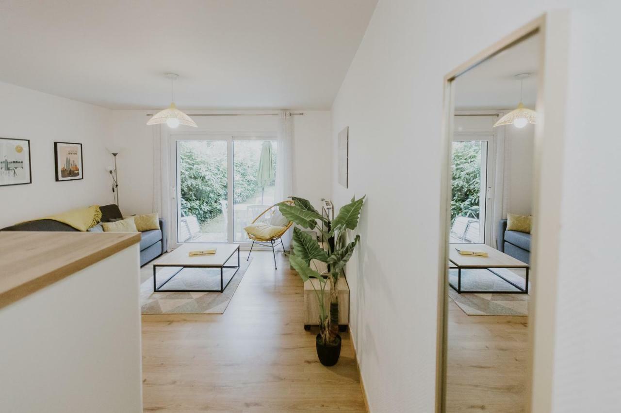 Appartement 4 couchages + jardinet +parking Vannes Buitenkant foto